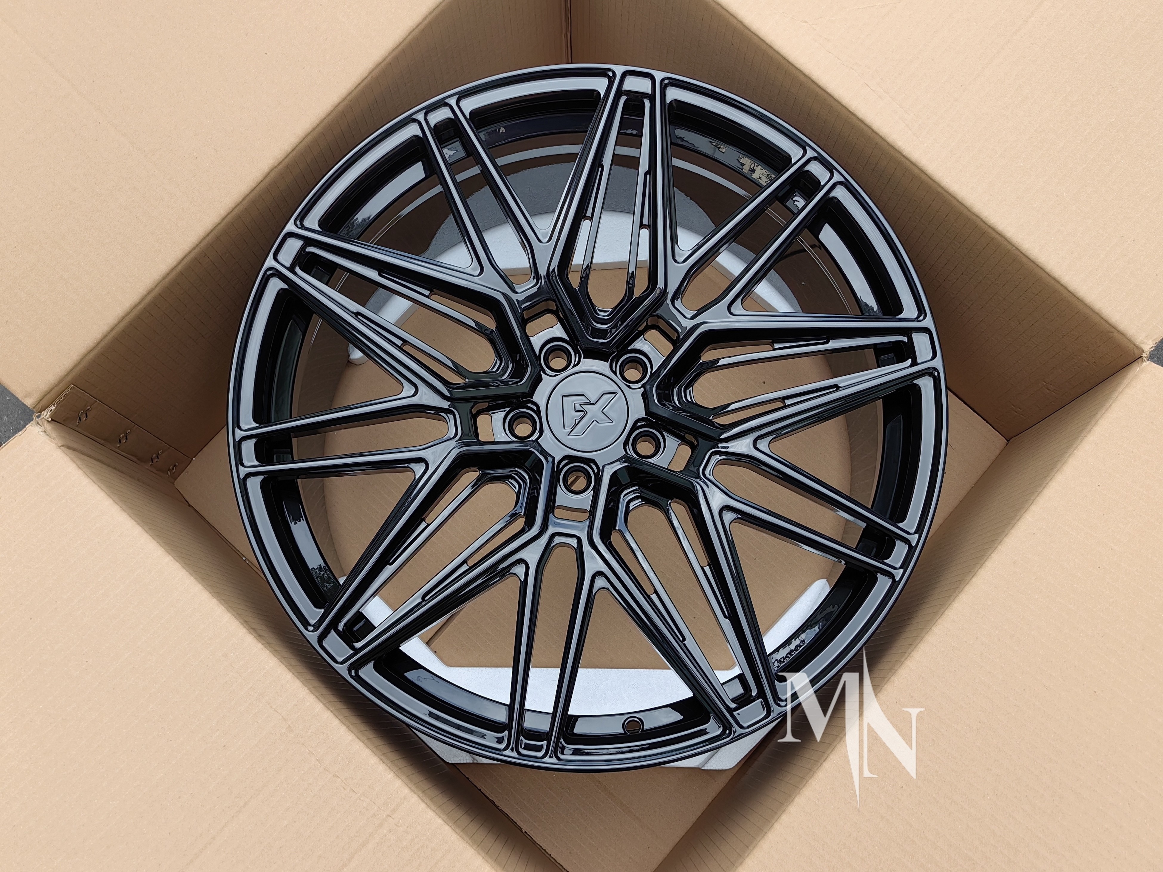 Vossen HF7 Gloss Black Wheels For Audi RS6 C5 C6 C7 C8 18 19 20 21 22 Inch Custom Avant Rims