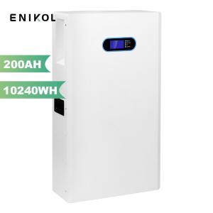 China Solar Energy Lithium Wall Mounted LiFePo4 Battery 10kw 20kw 48V 200Ah wholesale