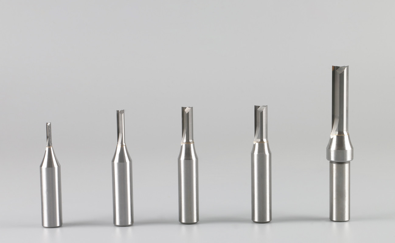 1/4'' Shank Straight TCT Solid Carbide Router Bits Cutter Diameter 1mm-16mm