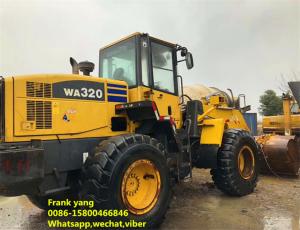 China 2008 Year Used Wheel Loaders , Komatsu Wa320 5 Wheel Loader BV Standard wholesale