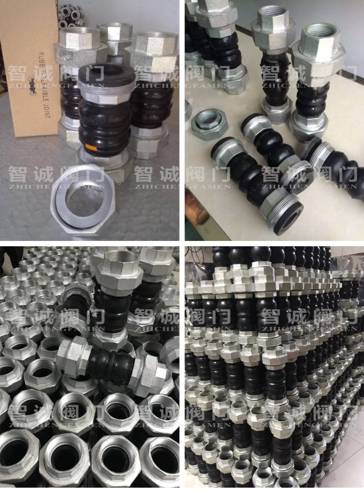 Flexible Double Bellows Expansion Joint Flange Connection ZCH