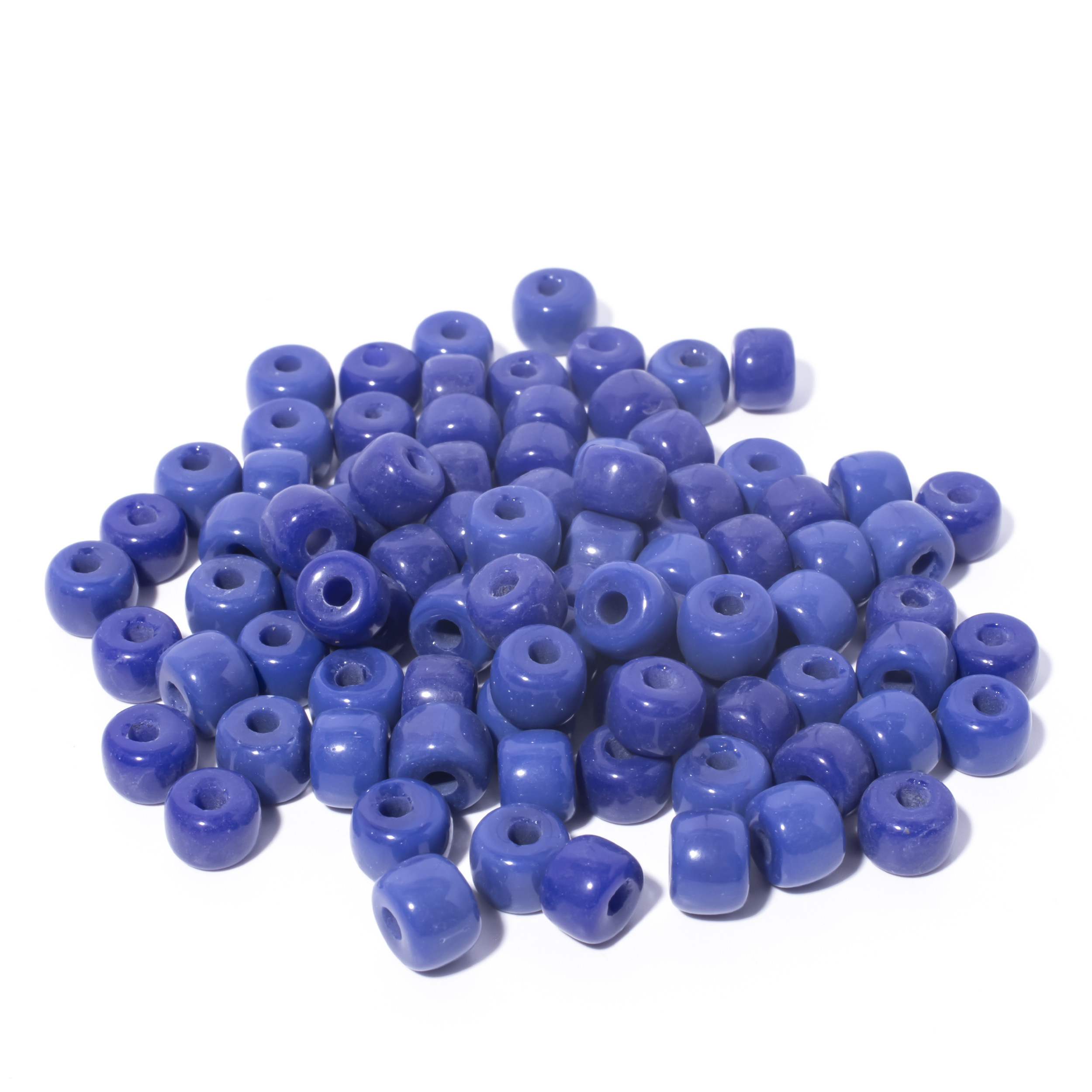 100 Colors Gemstone Forte Beads 6*8mm*2.0 Holes DIY Patterns With Rope