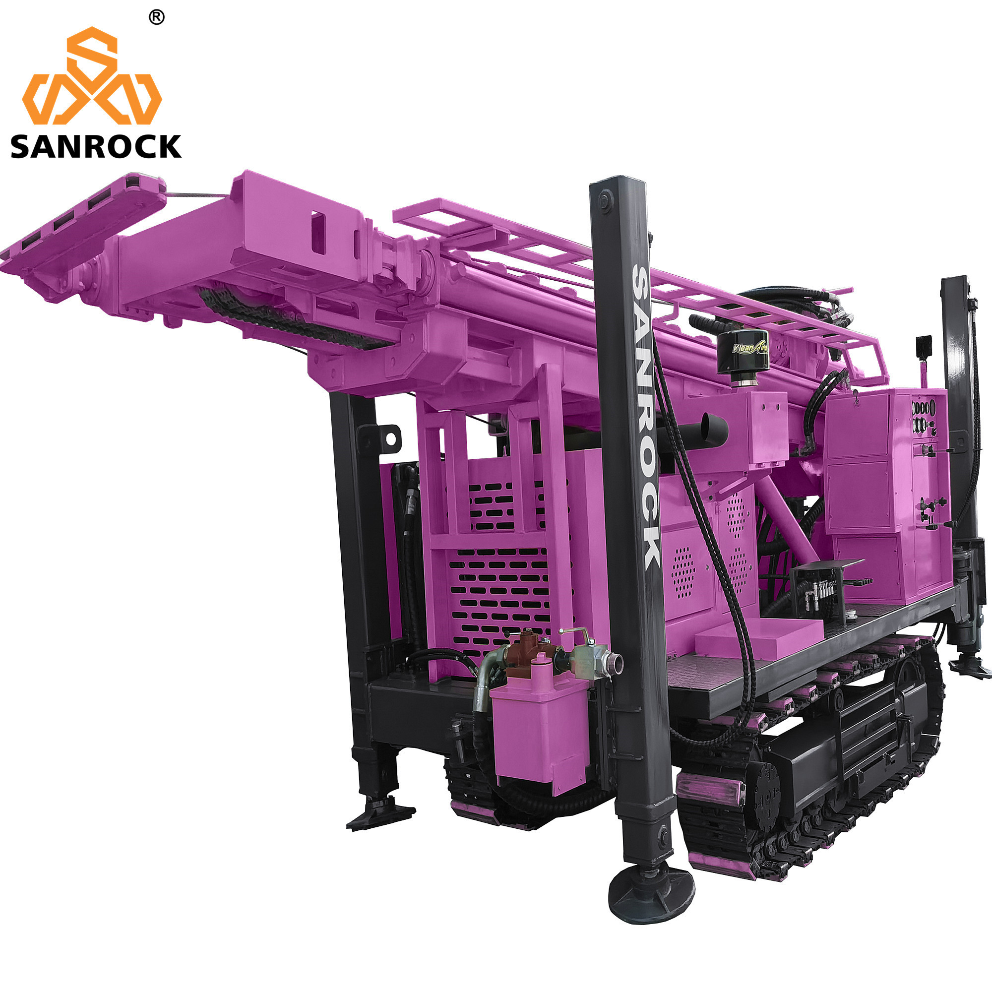 Multifunctional Water Well Drilling Rig Hydraulic Crawler Water Well Drilling Machine