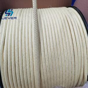 China Breaking 353N Glass Tempering Dia 5mm Aramid Fiber Rope wholesale