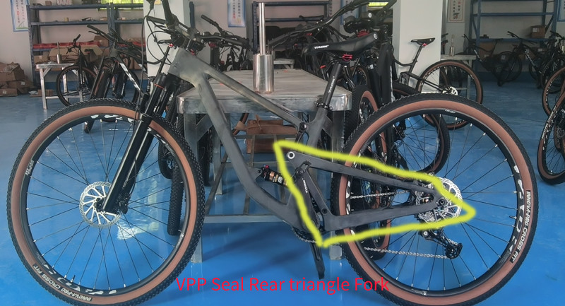 VPP Full Suspension Full Carbon MTB Frame AM Frames 29er Boost Disc Brake
