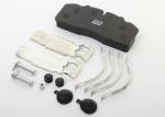 Semi - Metalic Front Brake Pads And Discs Durable Black Gray