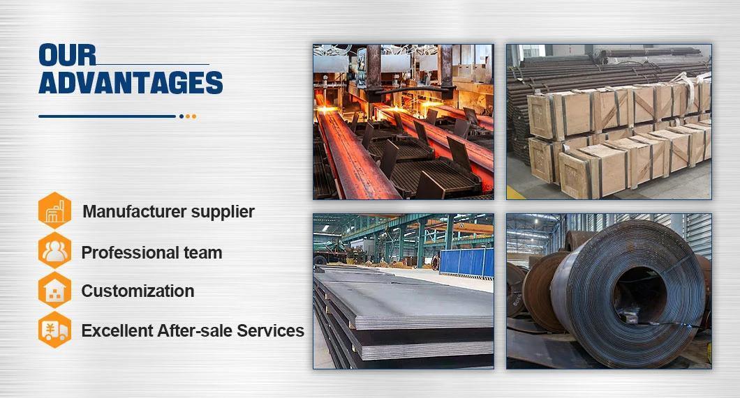 ASTM S235 S355 A36 Hot Rolled Ss400 8 Inch 9 Inch 10 Inch Carbon Steel Pipe Tube