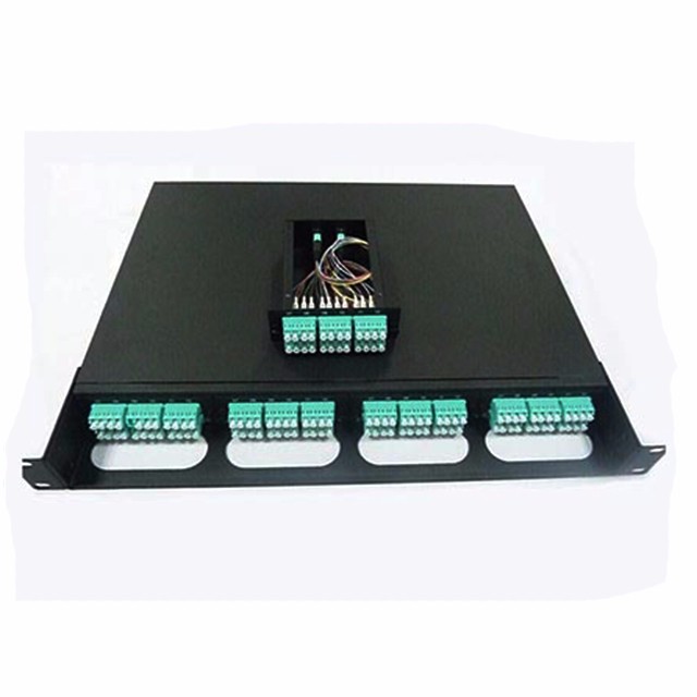 1RU 19" 96 Port Duplex LC Mtp Mpo Fiber Patch Panel