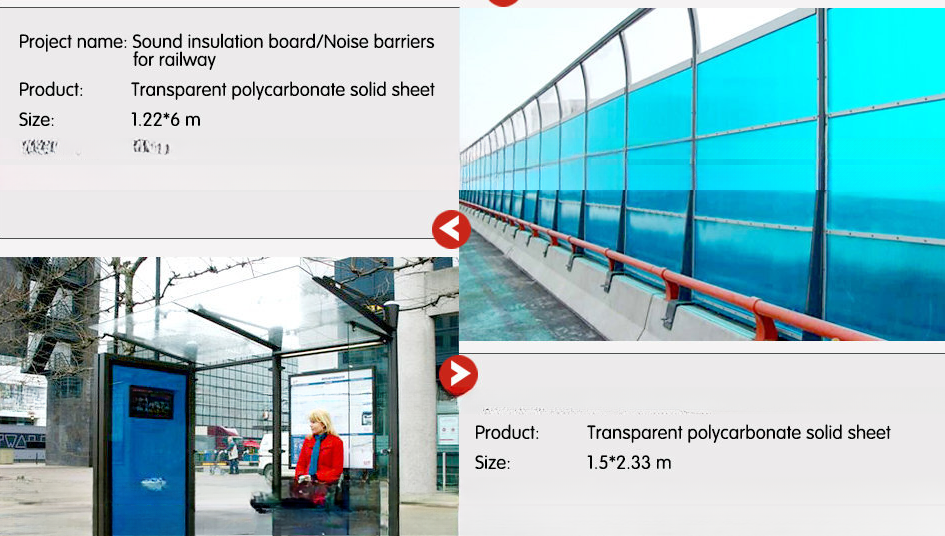 Outdoor Modern 10mm PC Sheet Heat Insulation Hollow Sheet Plastic Twin Wall