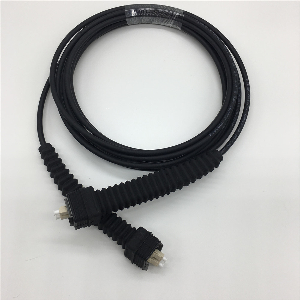 NSN boot Armored Fiber Patch Cord Ftta Jumper With Nokia Nsn Boots 90 Degree