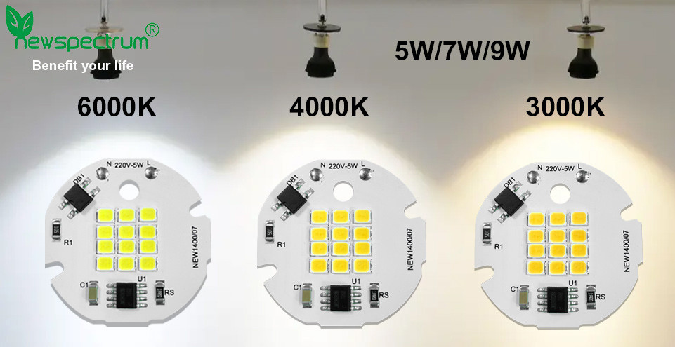 5W SMD LED Chip Encapsulation Series Brighter Safe And Reliable