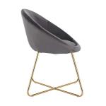 Sturdy PU Leather Upholstered Dining Room Chair For Coffee Shop 6KG Weight