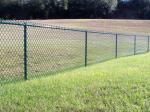 How to install chain wire fence