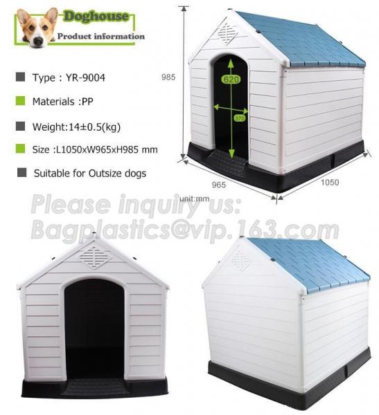 Different plastic dog house/ pet kennel/garden house for dog, Eco Friendly Plastic Dog House/Durable Cat Plastic House