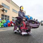 Realistic Electric Remote Control Walking Dinosaur Ride Customized