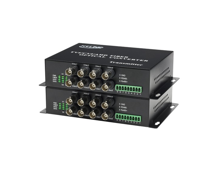 2 Channel 1080P HD CVI/TVI/AHD to Fiber Optical Converter For CCTV Dahua Network Surveillance