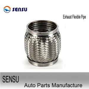 China ID 51mm Length 100mm Stainless Steel Flex Exhaust Tubing Double Braids wholesale