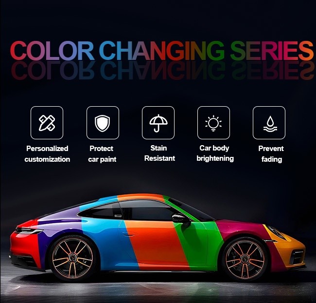 Luxury Car Care Products Suppliers Color Change Paint Protection Film