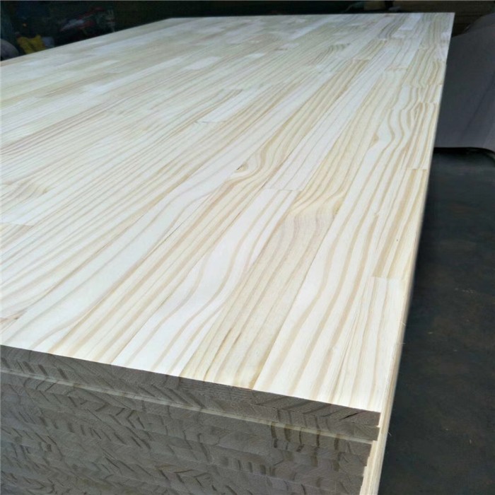 Finger Joint Board Finished And Clean Surface For Pine Paulownia Poplar Rubber Wood