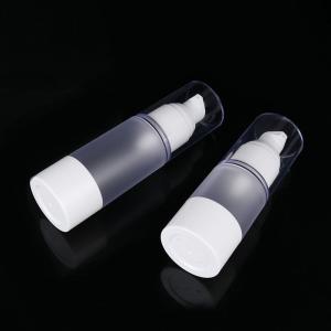 China Clear airless pump bottle with lotion pump for skincare wholesale