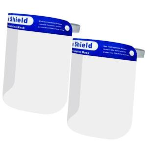 China Plastic PET Transparent Breathable Face Shield Reusable Thickness 0.2mm wholesale