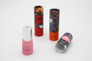 China 12.7mm Paper Tube Lipstick Makeup Empty Lipstick Containers Customized wholesale
