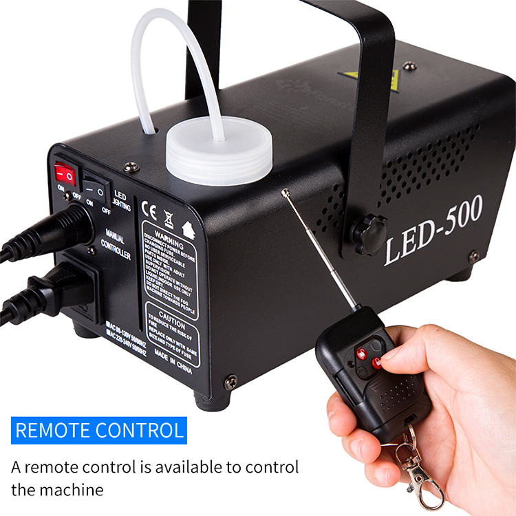 RGB Halloween Smoke Machine Mini LED Fog Machine Bar Wedding Smoking Machine