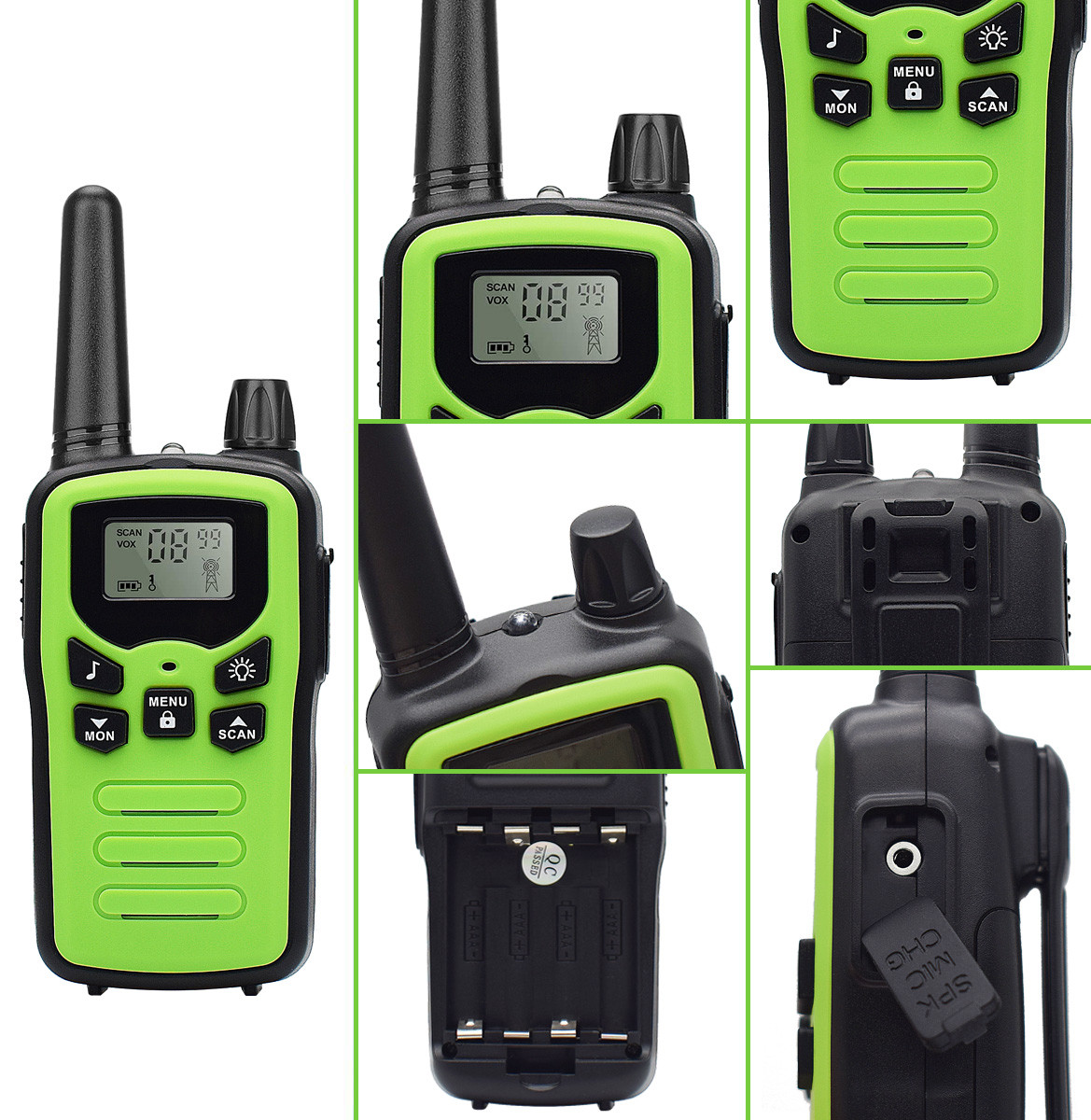 2 Way Radio Kids Long Distance 3km ABS Real Walkie Talkie