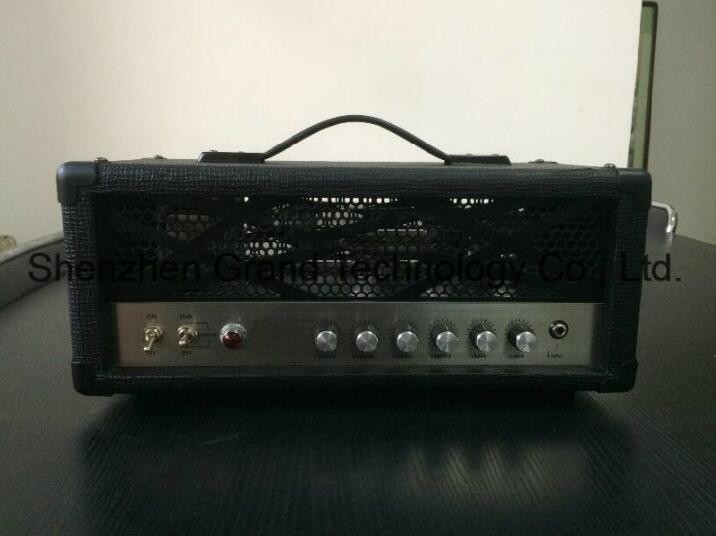 15W/7W Orange Tolex Tube Guitar Amplifier Head with Reverb Reverb,Volume,Bass,Middle,Treble,Gain Controls with FX Loop