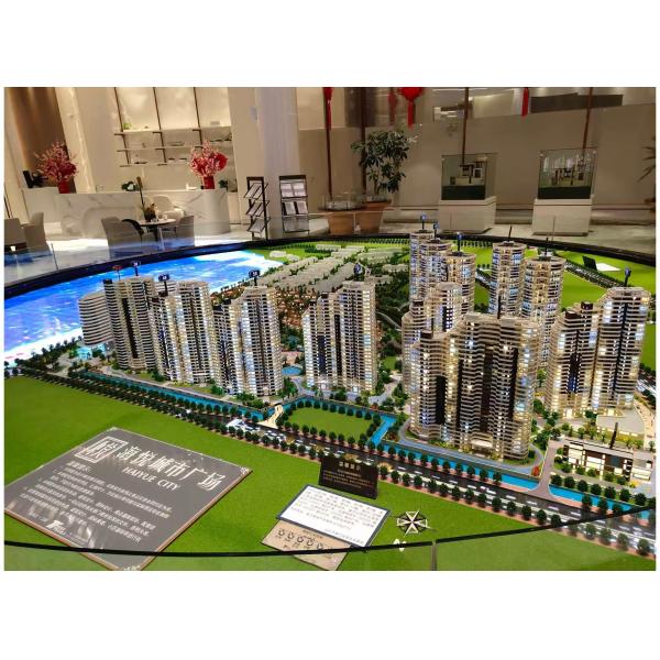 City Residential Building Scale Model 1:100 Architectural Model Modern Style