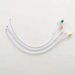 China Manufacturer Foley Catheter 100% Silicone 2-Way Balloon Urine Catheter 14 Fr Silicone Foley Catheter wholesale