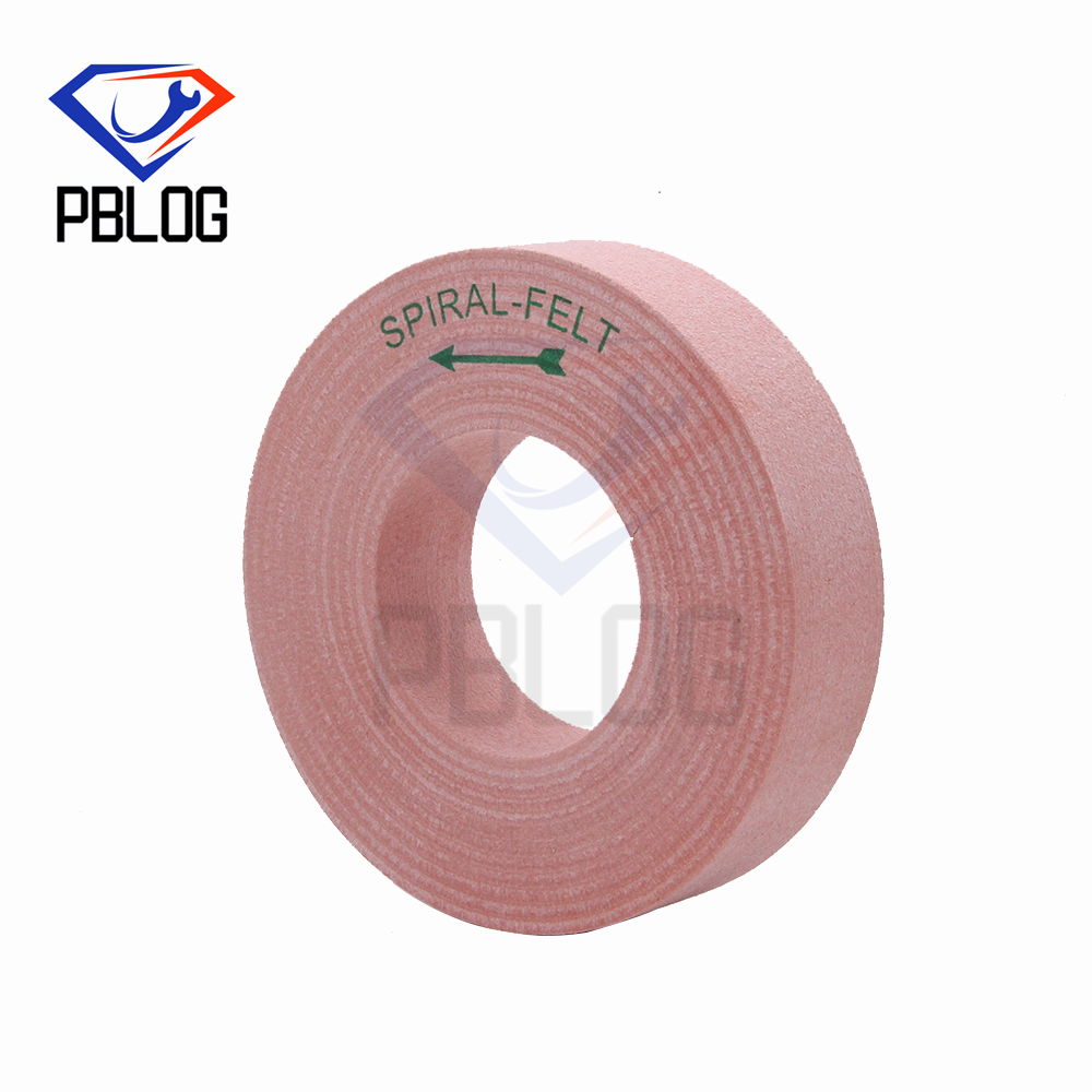 Glass edge processing tools Spiral Felt Sanding Disc Standard size polishing wheel