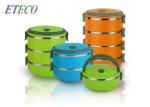 Thermal Insulated Stainless Steel Bento Box Convenient Storage Spills Prevention