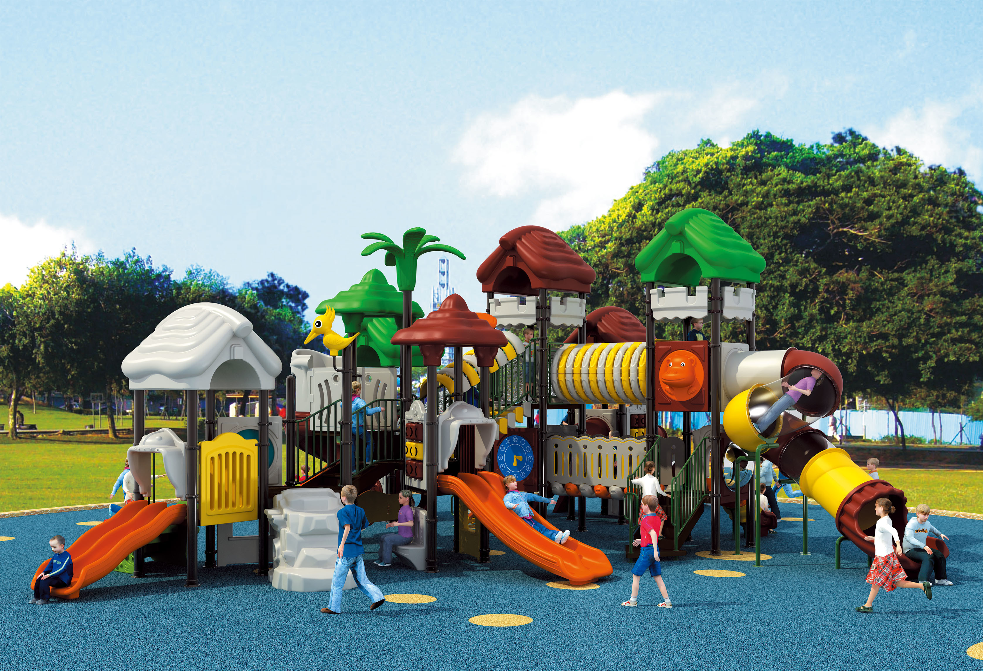 outdoor playground equipment for home, park swings and slides, kids outdoor play equipment