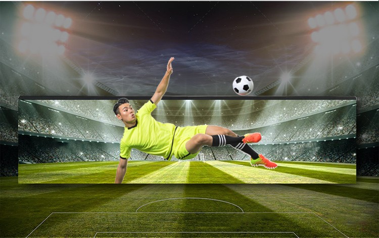 10mm Pitch 5500cd/Sqm Perimeter LED Screen 960*960mm Acrylic Die Casting