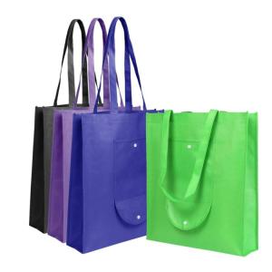 China Printed 80gsm TNT 35x12x40cm Foldable Non Woven Bag wholesale