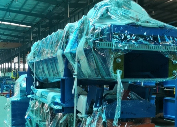 Hard Chromed Roller Roofing Forming Machine For Ppgi / Galvanized Sheet