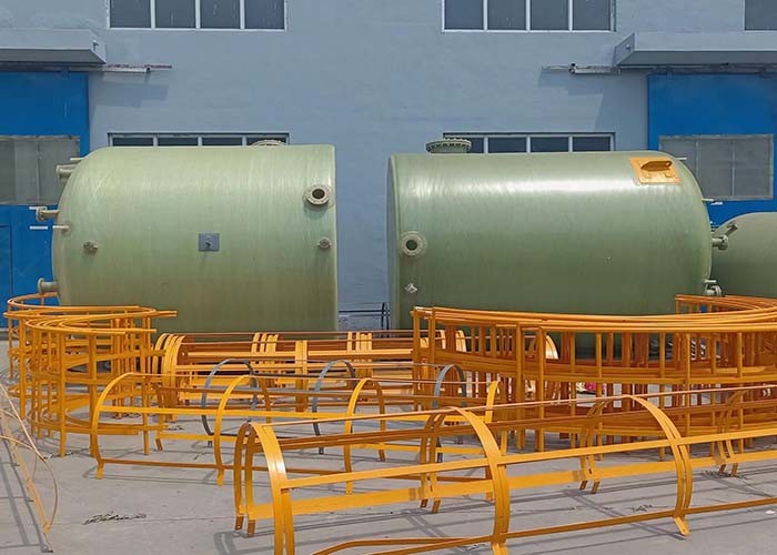 Chemical Storage FRP Vertical Tank 0.8CBM Sewage Treatment Equipment