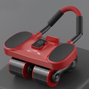 China JF6 Abdominal Training Wheel Healthy Belly Wheel Automatic Rebound Male And Female Abdominal Rollers wholesale