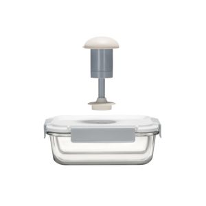 China Vacuum Glass Food Containers 370ml to 1050ml with Manual Pump wholesale
