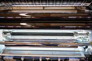 China Vacuum Winding Copper / Aluminum Metallizing Equipment Metal Coatings Winding System wholesale