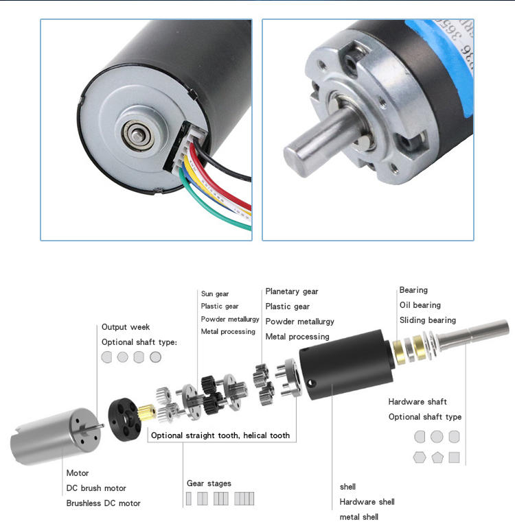 Faradyi Factory Direct Sales 4267 Low Speed High Torque 12V 24V Dc Planetary Gear Reducer Motor