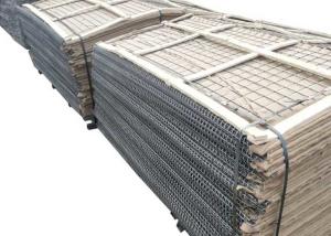 China Rectangle Rock HESCO Wall 76*76mm Rock Cage Retaining Wall wholesale