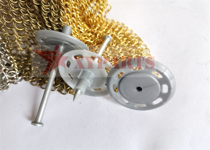 35mm Round Disc Plastic Dome Cap Washer For Installing Insulation To Wood