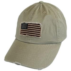 China USA Flag Strapback Unisex Baseball Caps Distressed Cotton embroidery patch logo wholesale