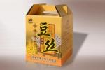 Food and dried fruit packaging box with handle