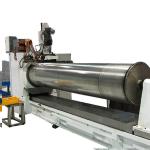 0.02MM Precision Slotted Screen Welding Machine 5Kw 1800MM Width