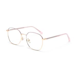 China Optical Metal Acetate Eye Glasses Men Women Fashionable Blue Light Glasses wholesale