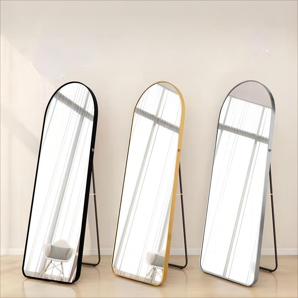 Full Body Length House Dress Sticker Mirror Standing Stand Decor Large Bathroom Salon