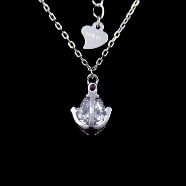 Fashionable Sterling Silver Jewellery Anchor Sailor Mariner One Water Droplets